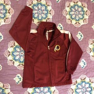 Boys Redskins NFL Apparel Zip Jacket, Size 4T